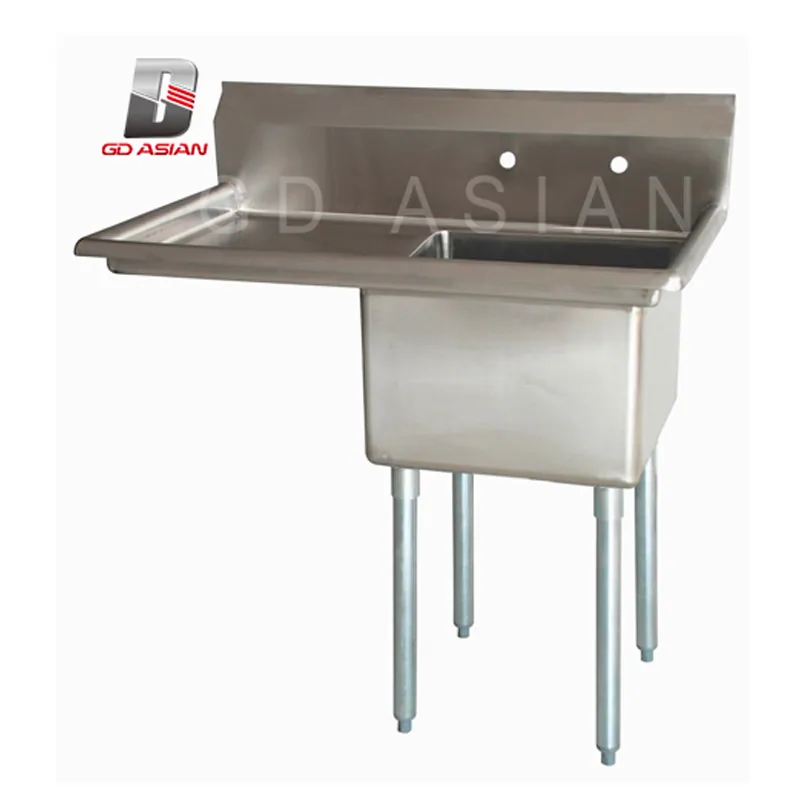SS304 10R Коммерная кухонная раковина из нержавеющей стали для ресторана