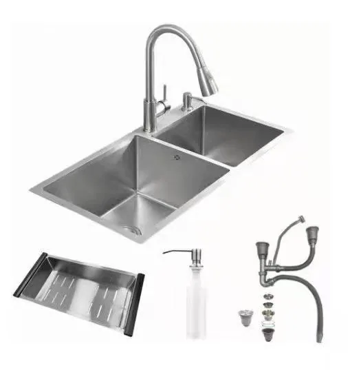 Продается горячая SUS 201kitchen раковина с кухонным смесителем Odn-8050