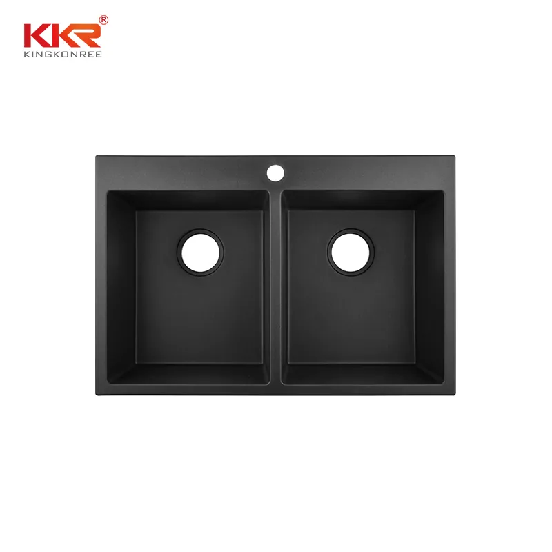 Новый дизайн кварцевого камня Caesarstone с двойной раковиной для кухни