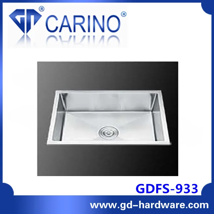 Gdfs-933 Горячая нержавеющая сталь 304 Современная прямоугольная кухонная раковина
