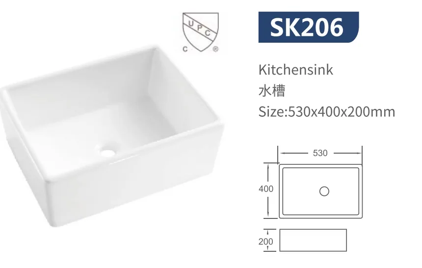 Горячая распродажа керамической раковины для кухни в английском европейском фермерском стиле, встраиваемая раковина для кухни