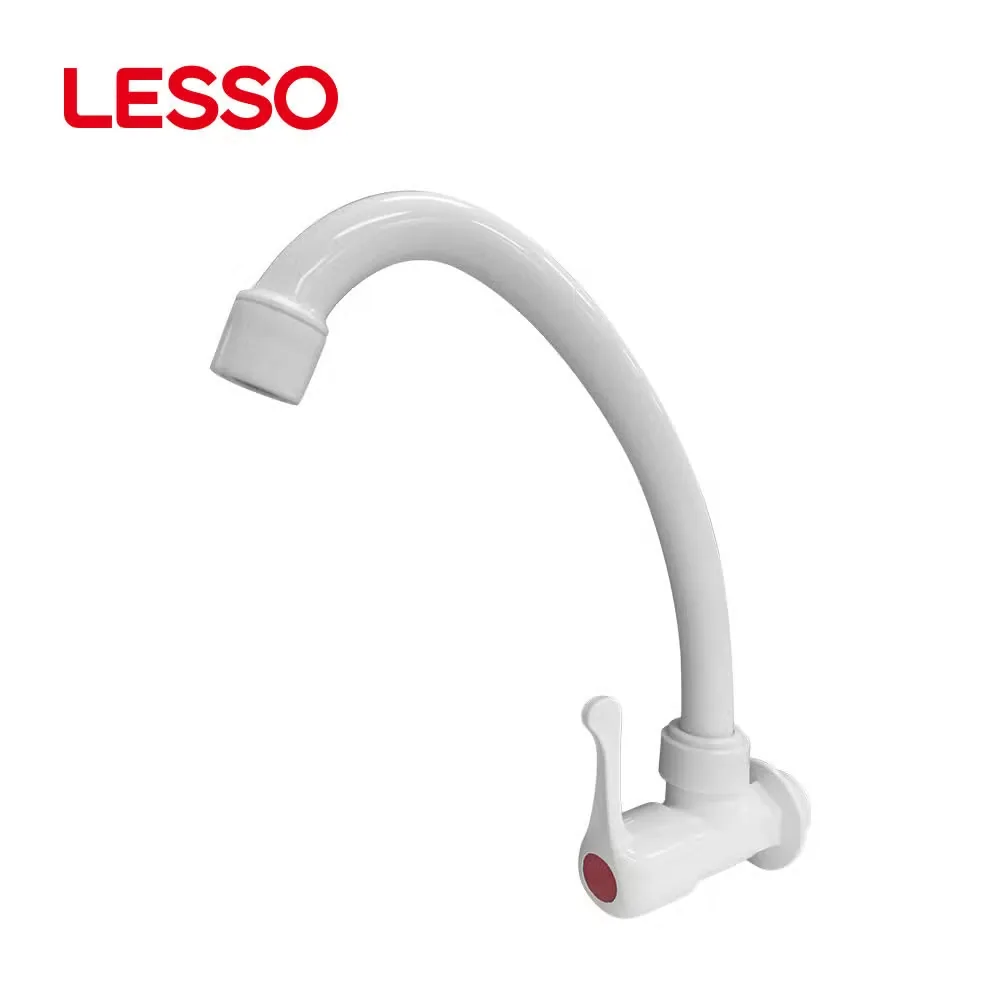 Кран Lesso PVC-U одинарный холодный для кухни, кухонный кран для арендуемого жилья, ежедневная мойка