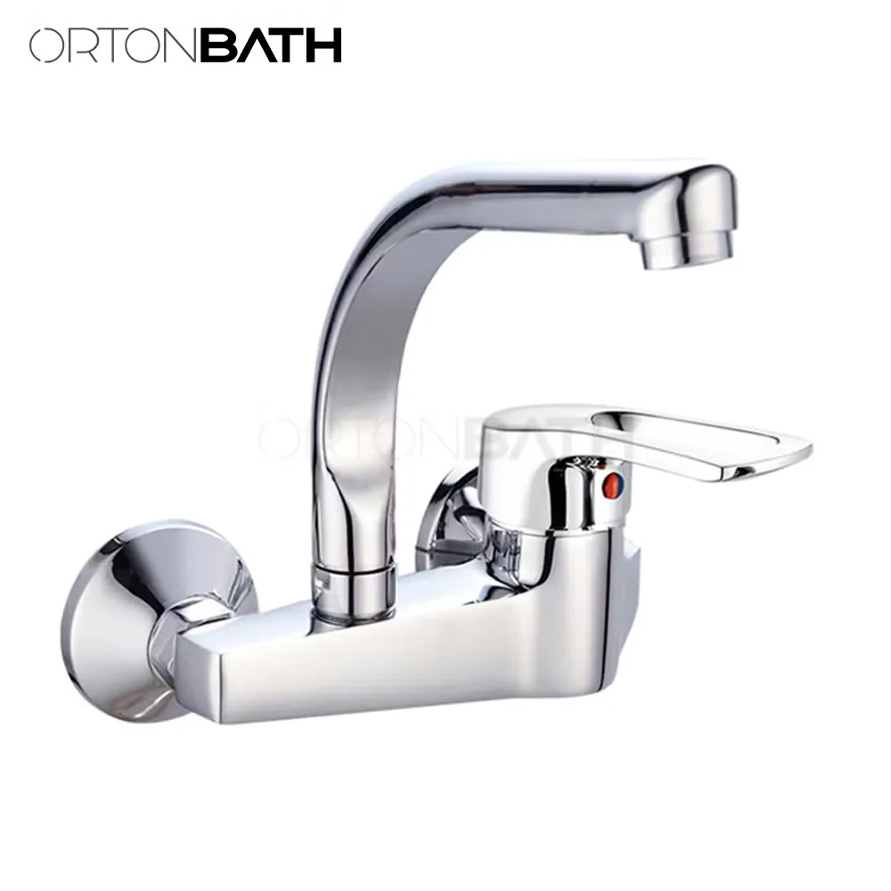 Смеситель Ortonbath 3 штук Смеситель для ванны и смеситель для раковины с одним рычагом, латунный смеситель для кухни