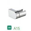 Премиум хромированная регулируемая душевая головка с прочным ABS кронштейном