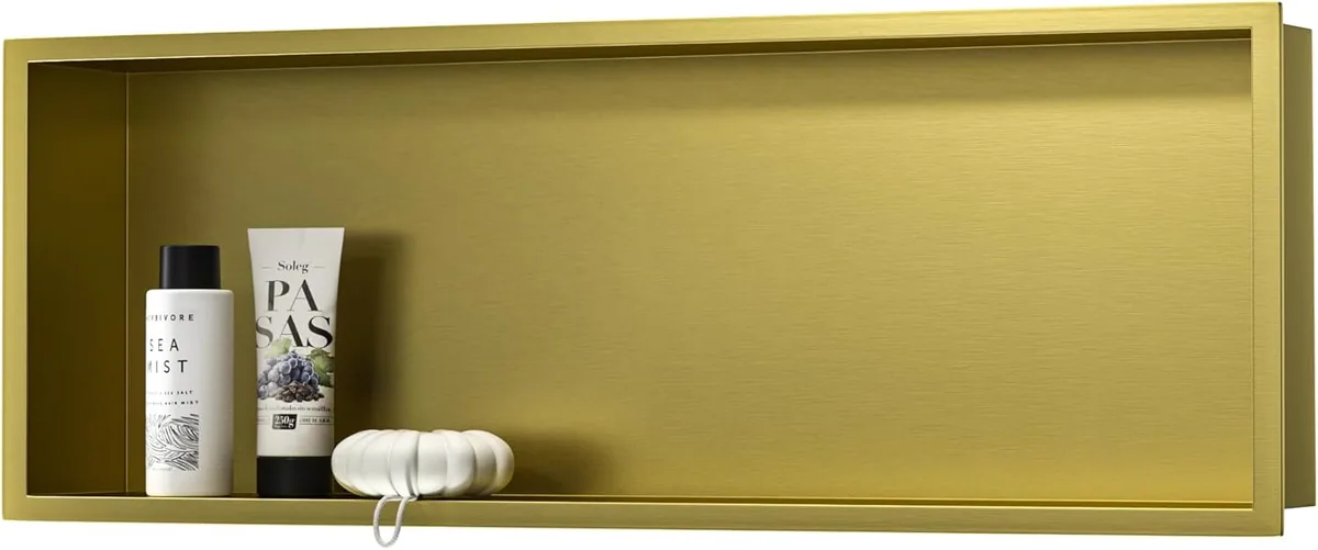 Ниша для душа из нержавеющей стали 36" X 12" золото
