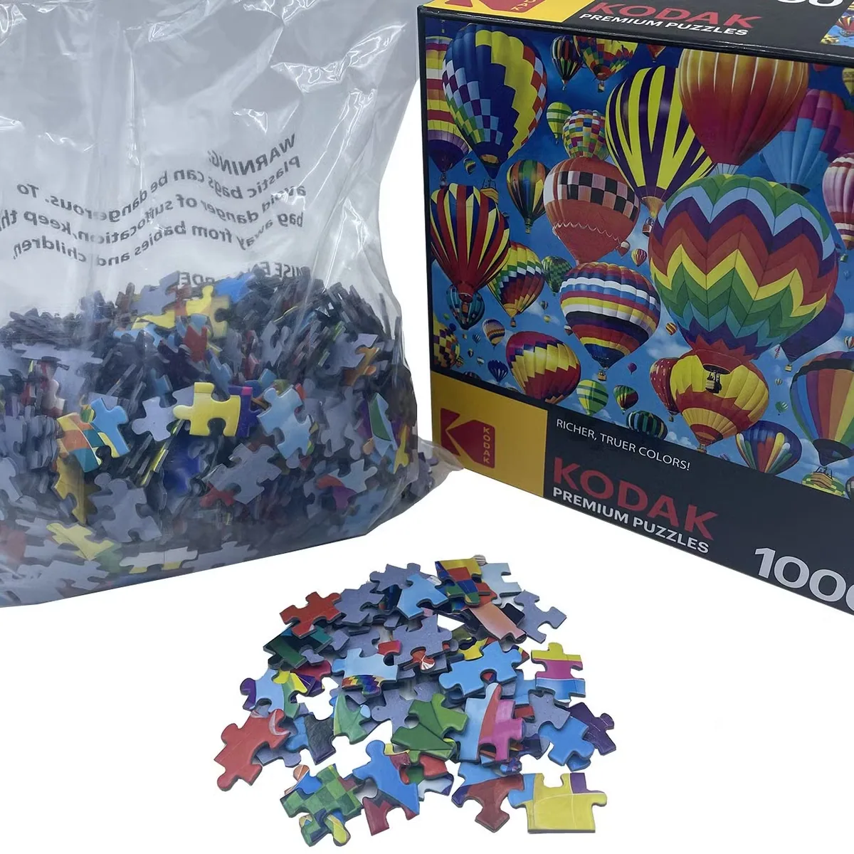 Печать головоломки качественного подарка для детей и взрослых 1000PCS/3000PCS Игровая головоломка полноцветная игрушка