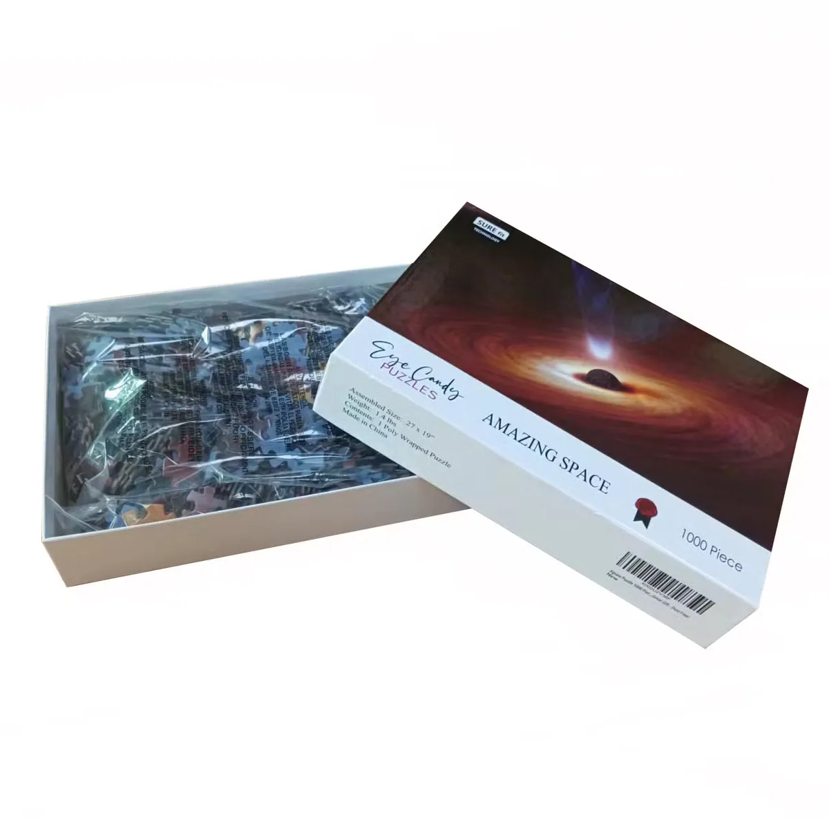 Пользовательские 500, 100, 1500PCS Большие пазлы для детей Подарок на Promotion Пазлы в картонной коробке