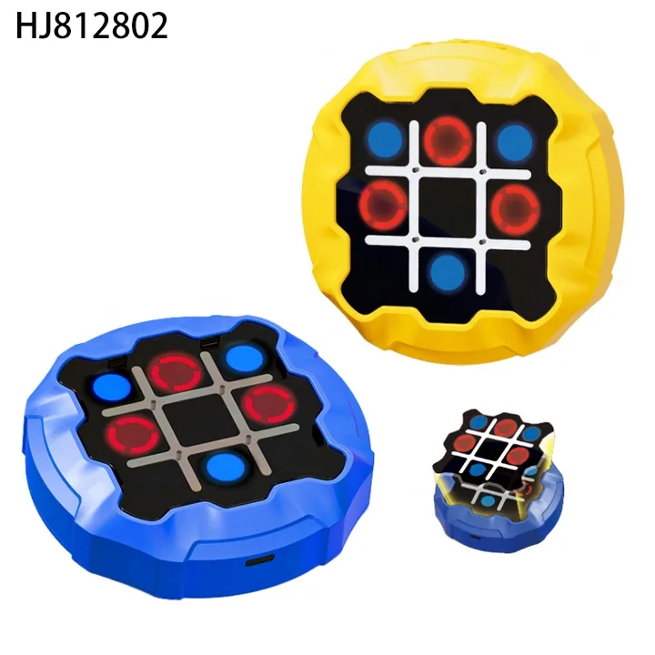 Новая Design3 в 1 Классической игре в крестики-нолики Игрушка ручная головоломка Умная электрическая игра в крестики-нолики для семейного веселья и практики стратегии