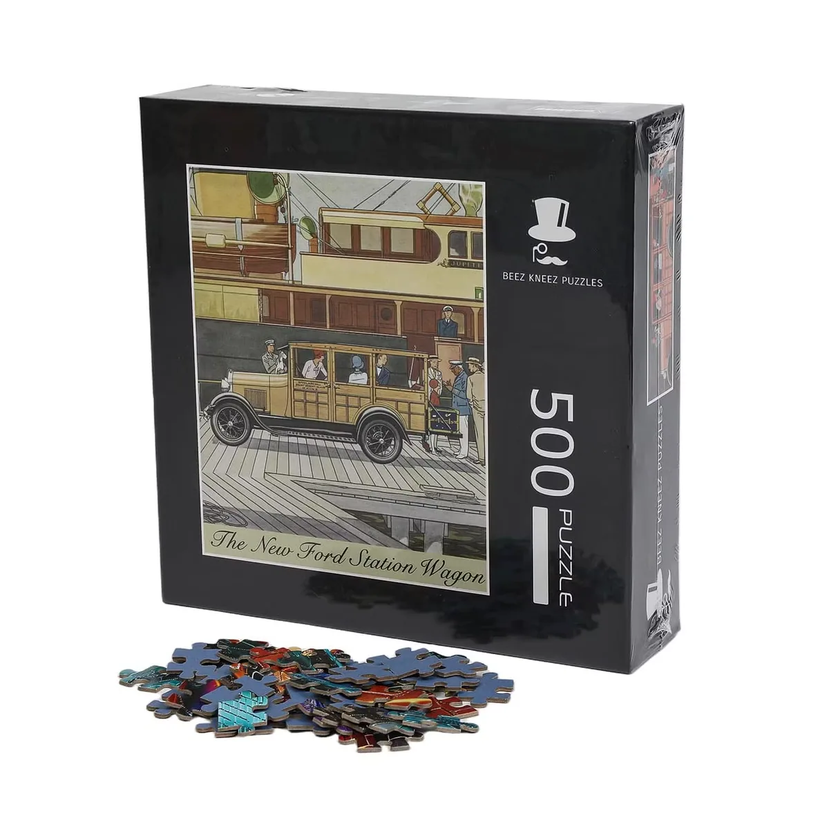 Кастомные Цветные Пазлы 500PCS 1000PCS Картонные 2mm 1.5mm Пазлы для детей Игрушка Бумажный Пазл с Подарочной Коробкой