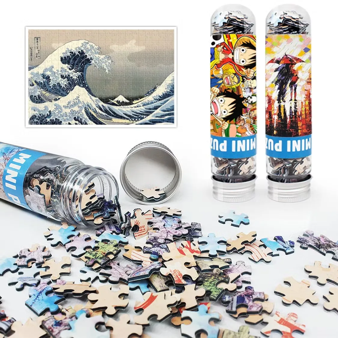 Пазл «Великая волна у Канагавы» 150PCS Микропазл с фоторамкой, детский пазл