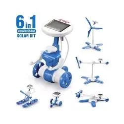 6-in-1 Наборы игрушек для детей с солнечными батареями для самостоятельного строительства и изучения науки