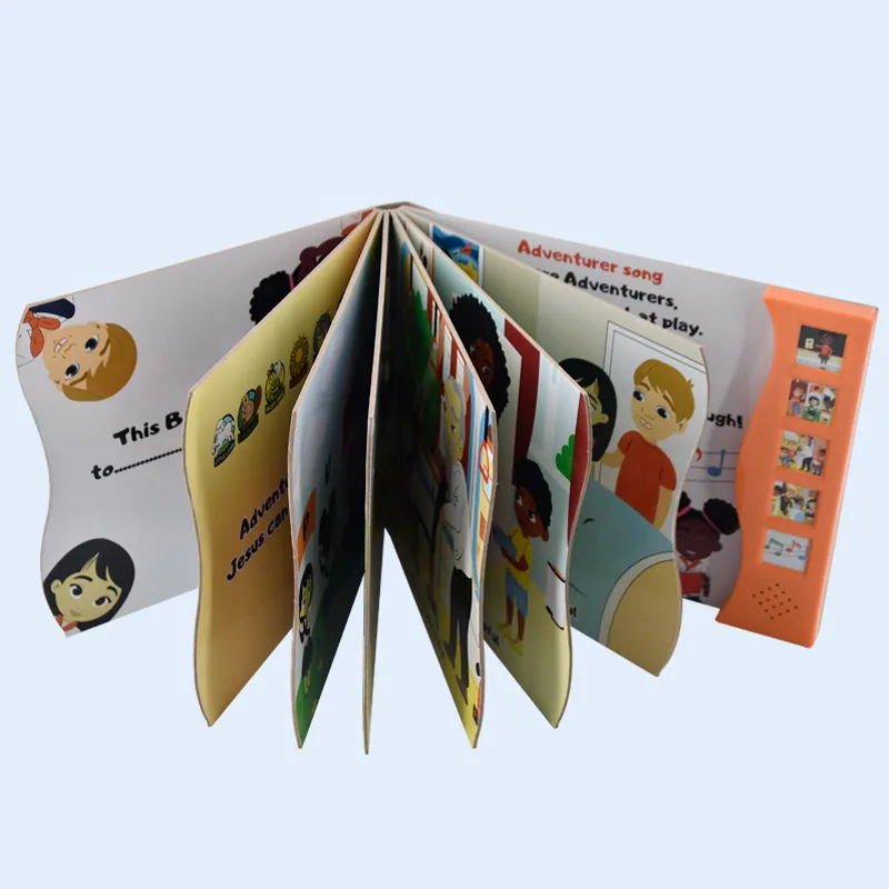 Кастомизированная музыкальная книга для детей с темой животных