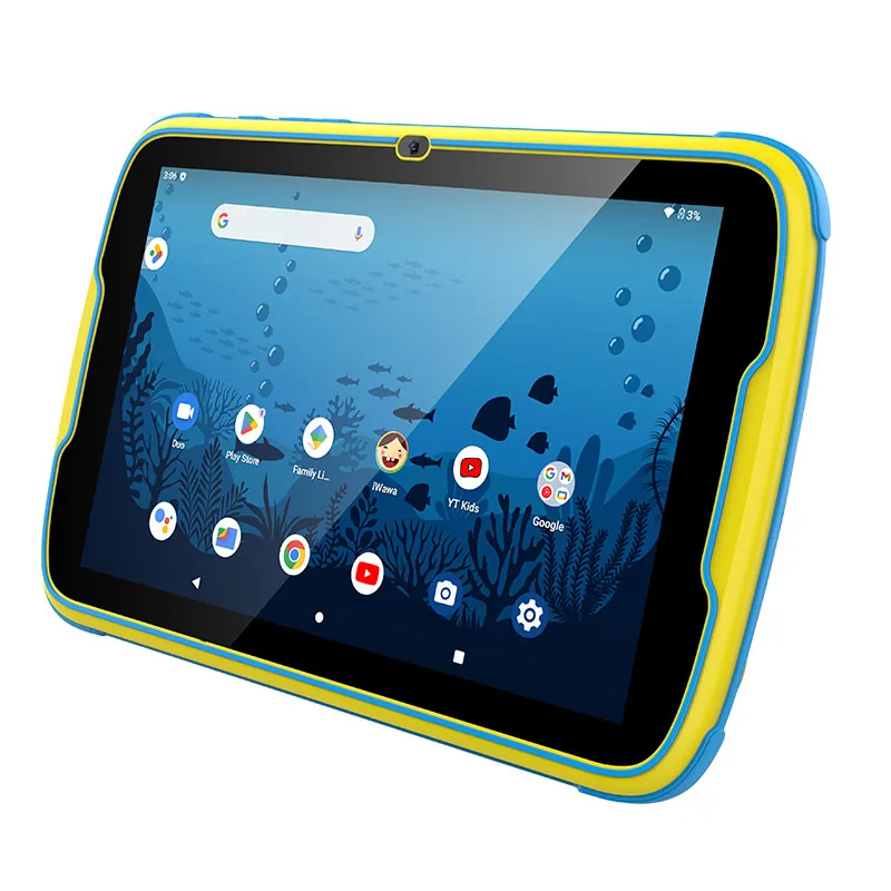 8-Inch Андроид 13 ВайФай 6 Планшет ПК Iwawa Learning APP 4GB 4G Новый восьмиядерный детский планшет Родительский контроль Сенсорный экран Allwinner
