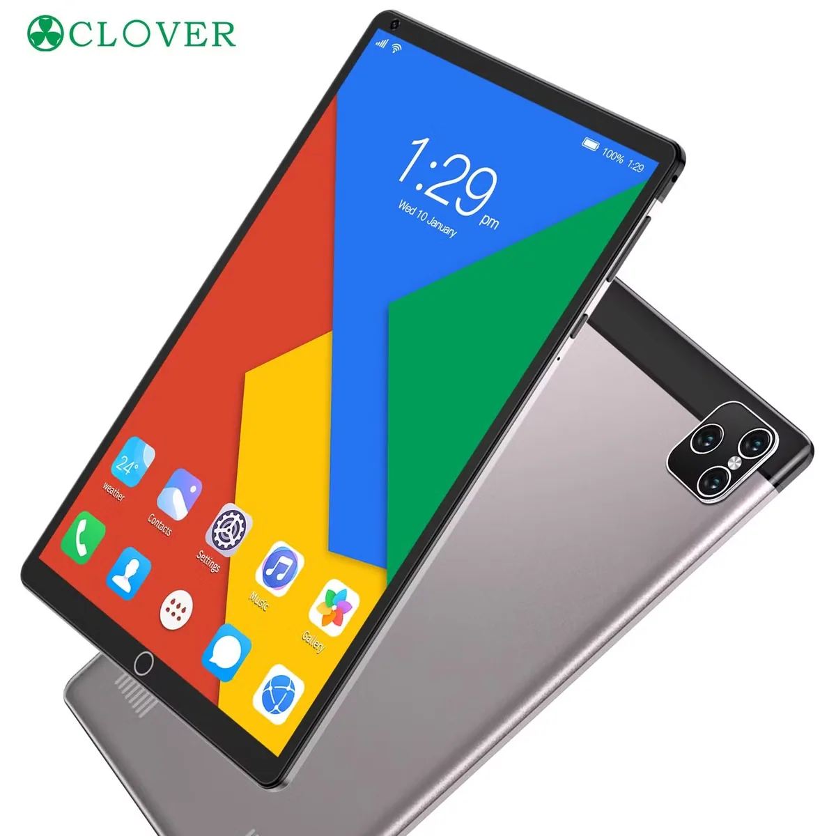 10.1 Дети Планшет Металлический Чехол 4GB Оперативная Память 32GB Хранение Андроид 10/11 Восьмиядерный Компьютер Телефонные Звонки Планшеты
