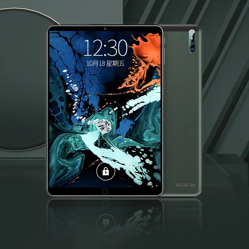 Дешевый 10 дюймовый HD полный экран планшет 6GB+128GB ПЗУ 5MP+8MP WiFi GPS Двойная SIM Android 10.0 система детский планшет ПК