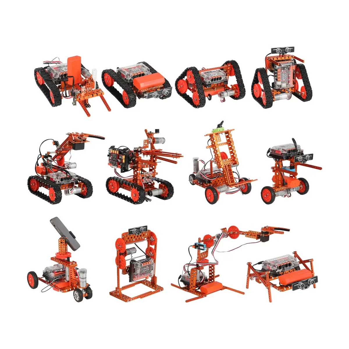Лучший продаваемый 12 в 1 Robotstorm V2.0 Металлический захватный стержень для кодирования для детей 10+