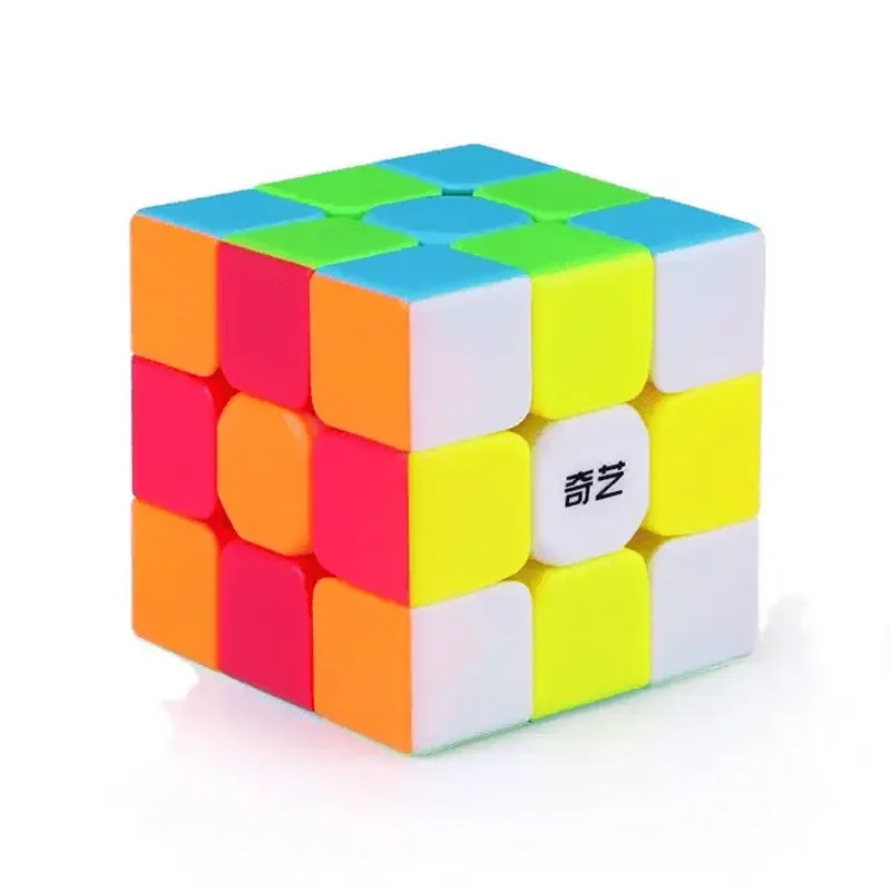 Кубик Рубика Qiyi Warrior S 3X3 для детей, обучающие игрушки, скоростной куб с настраиваемым логотипом, пластиковая коробка, игрушка-стресс