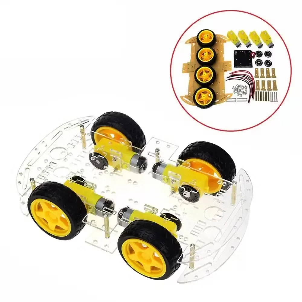 4WD Умный электрический смарт-робот-каркасный комплект для детей, S Stem креативные научные программируемые обучающие умные игрушки-роботы для Ардуино