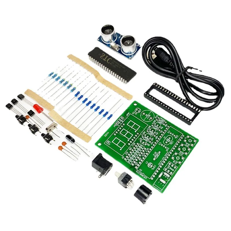 Ультразвуковой датчик DIY набор для сварки с LED-дисплеем измерения электроника образовательные умные игрушки для Ардуино