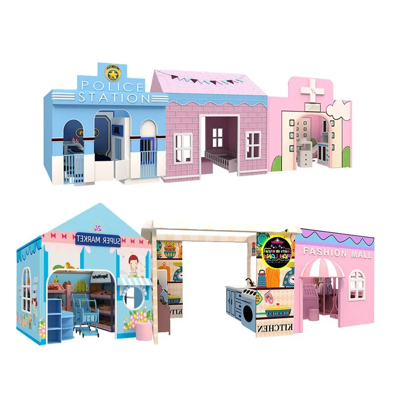 Ролевая игра, мягкая игра, лазание, игра в пожарного, игровой домик