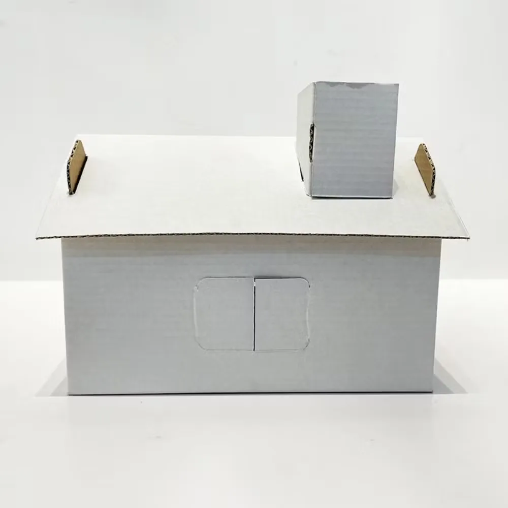 Экологически чистый нетоксичный 3D пазл из бумаги ручной работы для детей, модель игрового домика для детского сада, безопасная игрушка