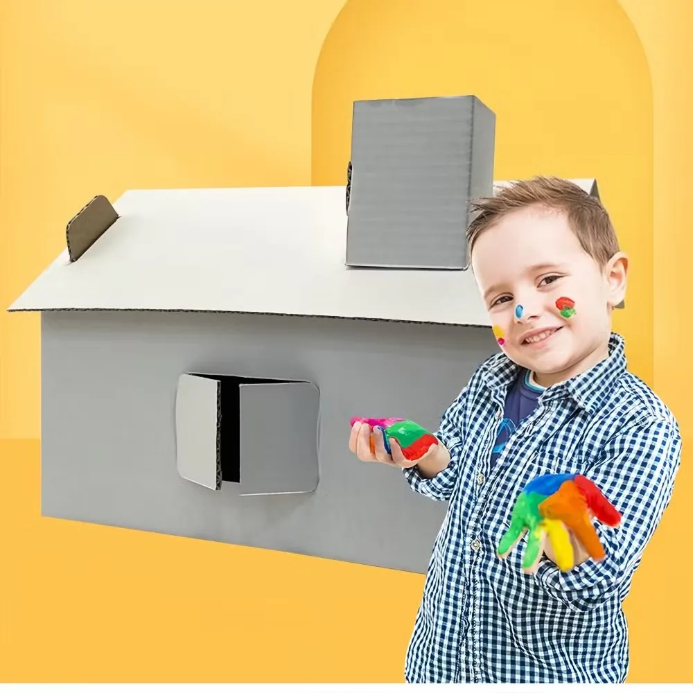 Образовательный DIY 3D Пазл Детский сад Ручная работа Игровой домик Дети STEM Обучающая игрушка Развивает практические навыки