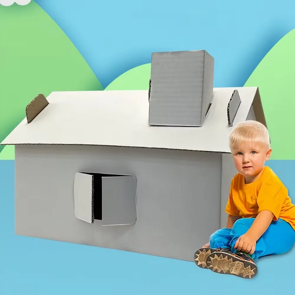 Раннее обучение 3D Пазл Детские Ручные Игровые Домики DIY Коттедж Арт Принадлежности для Детского Сада Развивают Интеллект Творчество Игрушка