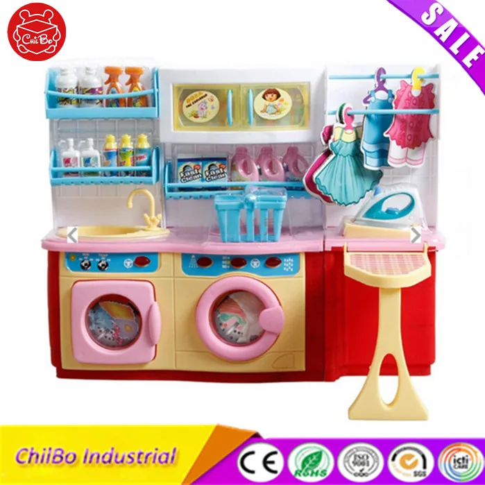 Пластиковая мини-стиральная машина игрушка для ролевых игр