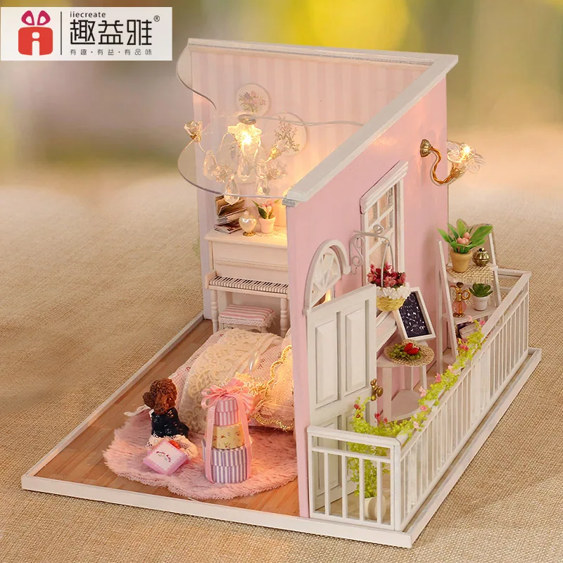 Новый дом DIY игрушки миниатюрный мебель