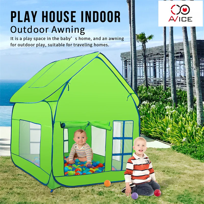 Семейство лучших палатки большой дом Палатка для воспроизведения Childern DIY игрушка мяч бассейн на открытом воздухе Плэйхаус