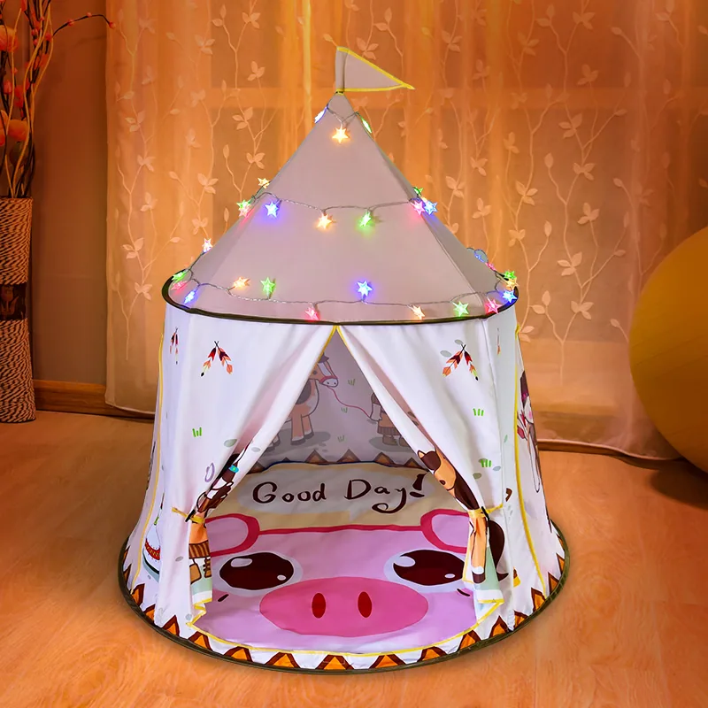Custom детей дети играют в помещении Toy палатка с подсветкой