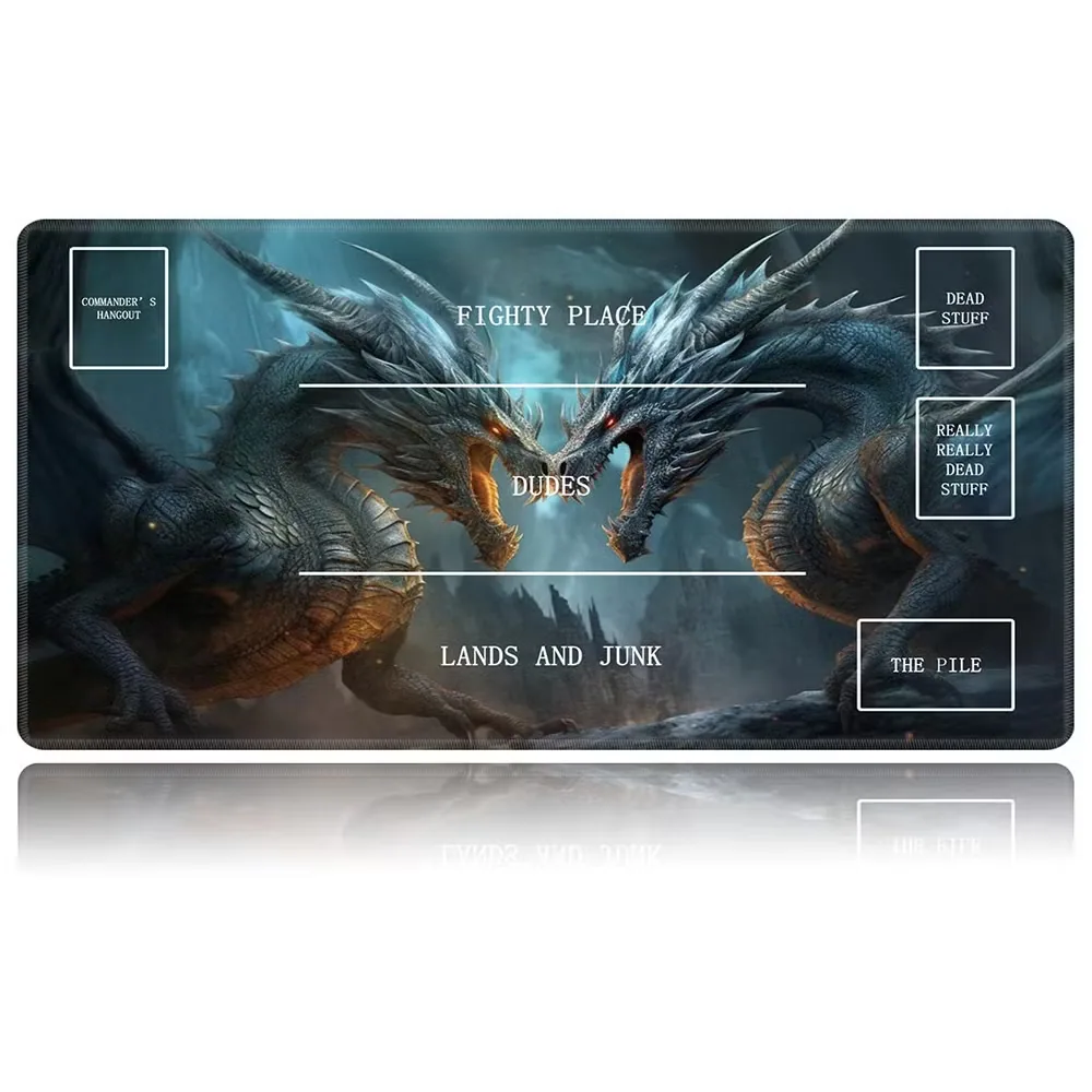 Игровой коврик и мышиный коврик 24" X 14" Мышиный коврик для карточных игр для Magic Rpg Ccg Аниме Tcg Картонный письменный коврик