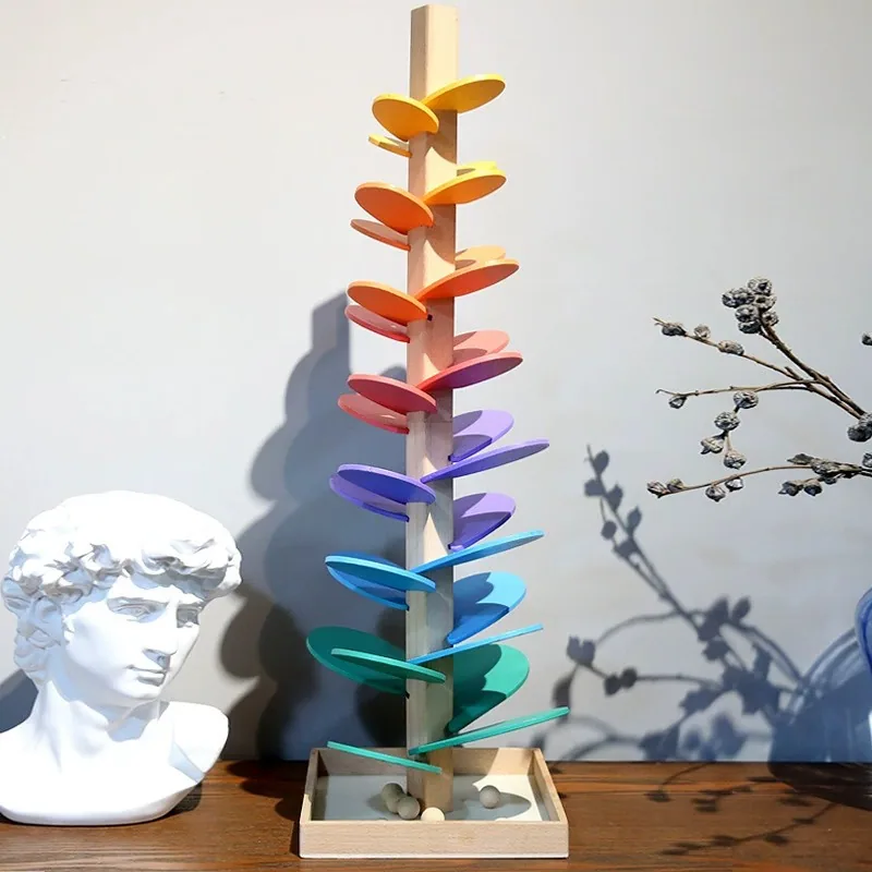 МонтеССори образовательные stacking блоки для малышей STEM сенсорное обучение музыкальное дерево игрушка
