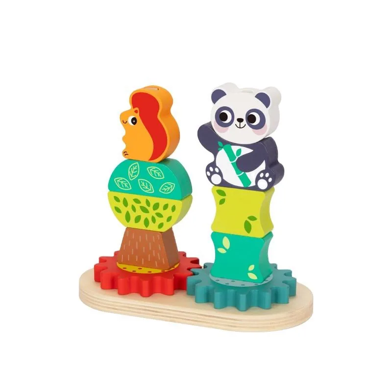 Деревянные игрушки для stacking животных, обучающие детей, соответствие форм, строительные блоки