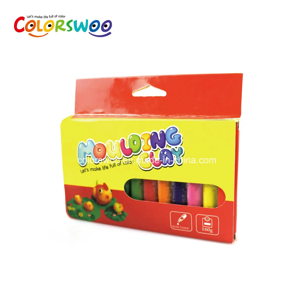 Детская игрушка, детский моделирующий пластилин, соленое тесто, 160g 12PCS
