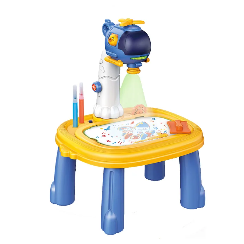 QS Toys Multisfunctional Fantasy Projection Learning Table Drawing Table Детские Набор игрушек для кукол Оптовая организация подарков