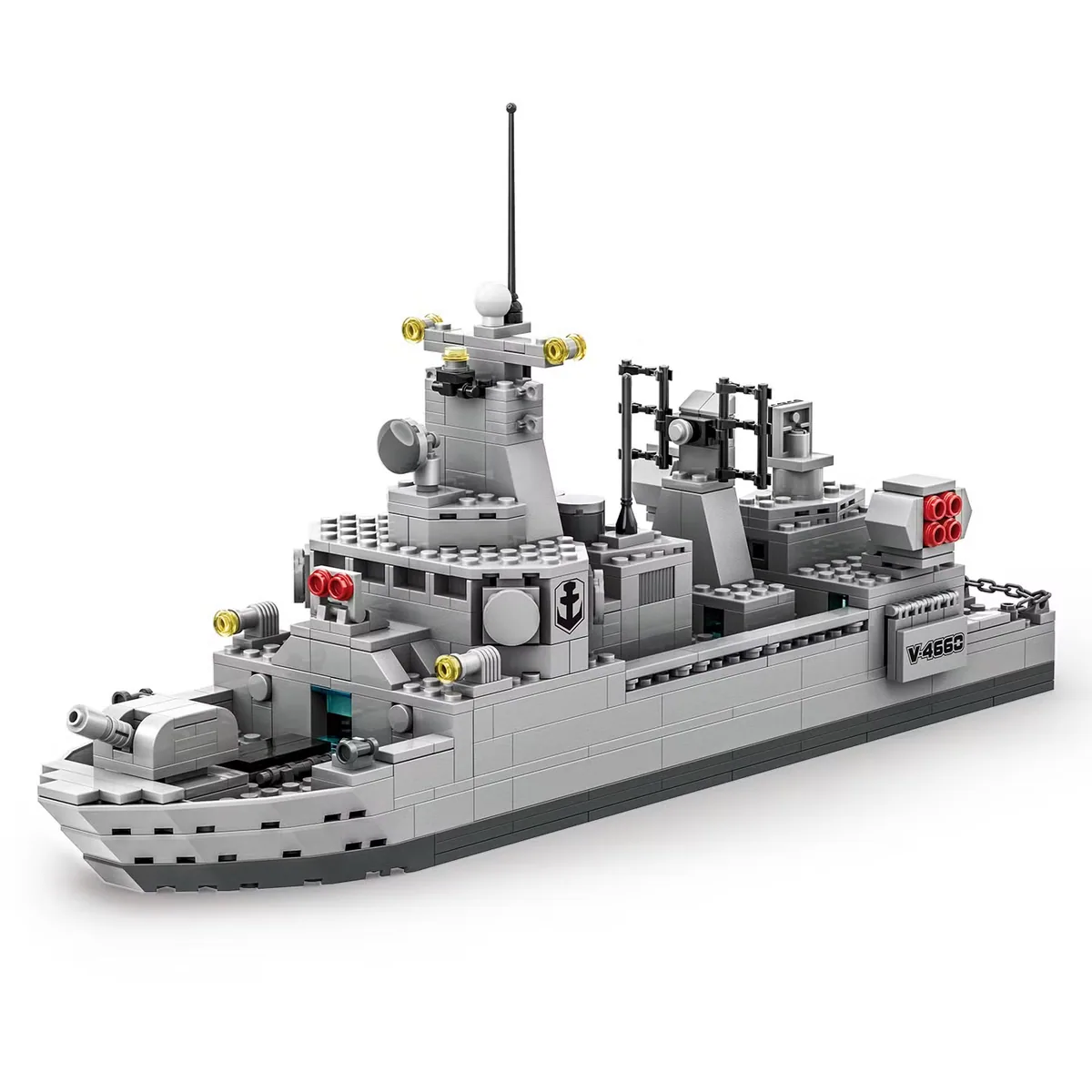 Военный разрушитель военно-морского флота, морское транспортное средство, строительные блоки, образовательный конструктор, хобби, коллекционная игрушка