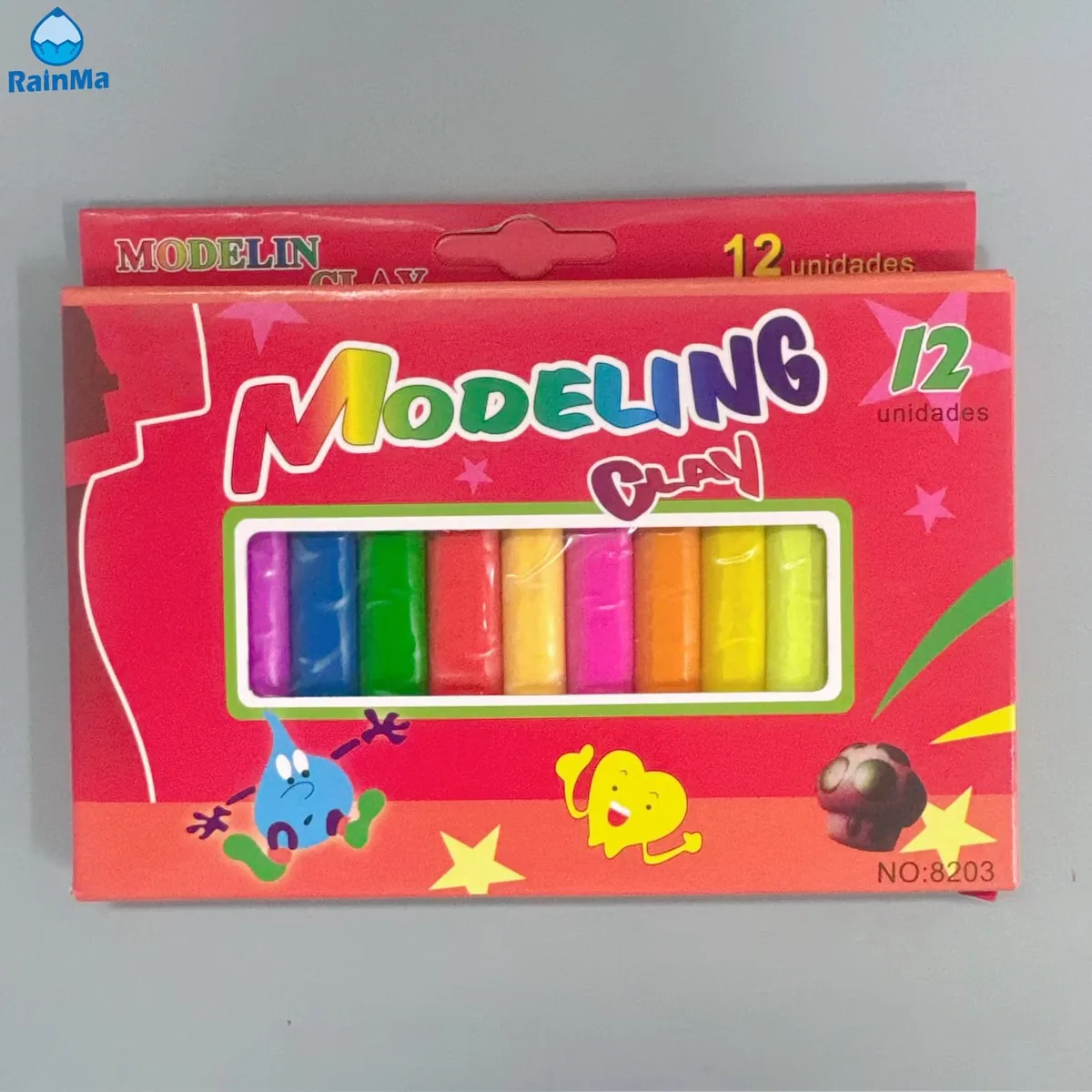 12colors 170g Дети создают своими руками пластилин с индивидуальным логотипом