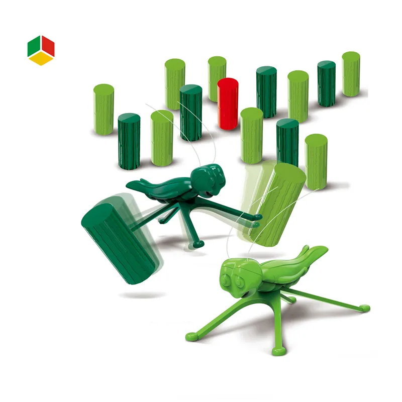 Qstoys Professional Производитель Custom Учебные игрушки Jumping Graskhopper Board Игра Игрушки для детей