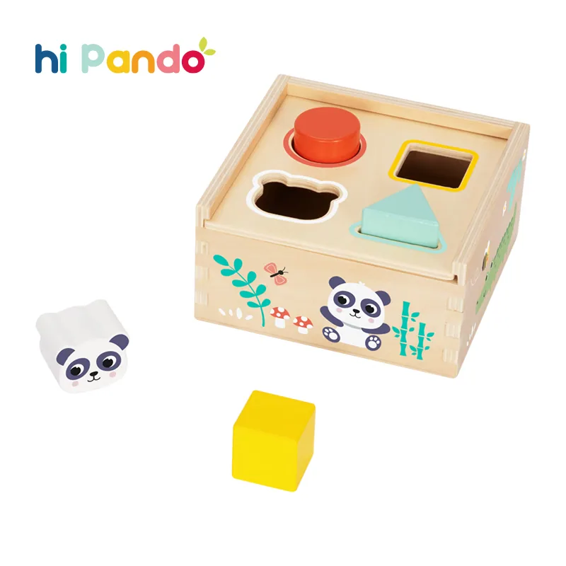Деревянная сортировочная игра Montessori Геометрическая головоломка с животными Образовательная игрушка для детей