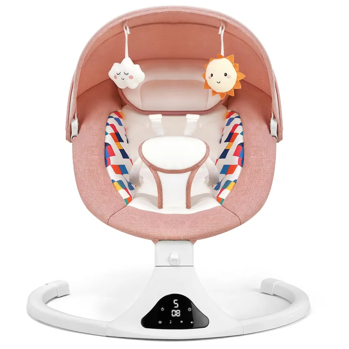 Качели для младенцев, розовые качели для infants