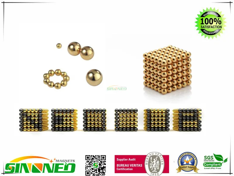 Красочные Neocube, магнитный мяч, 216 ПК