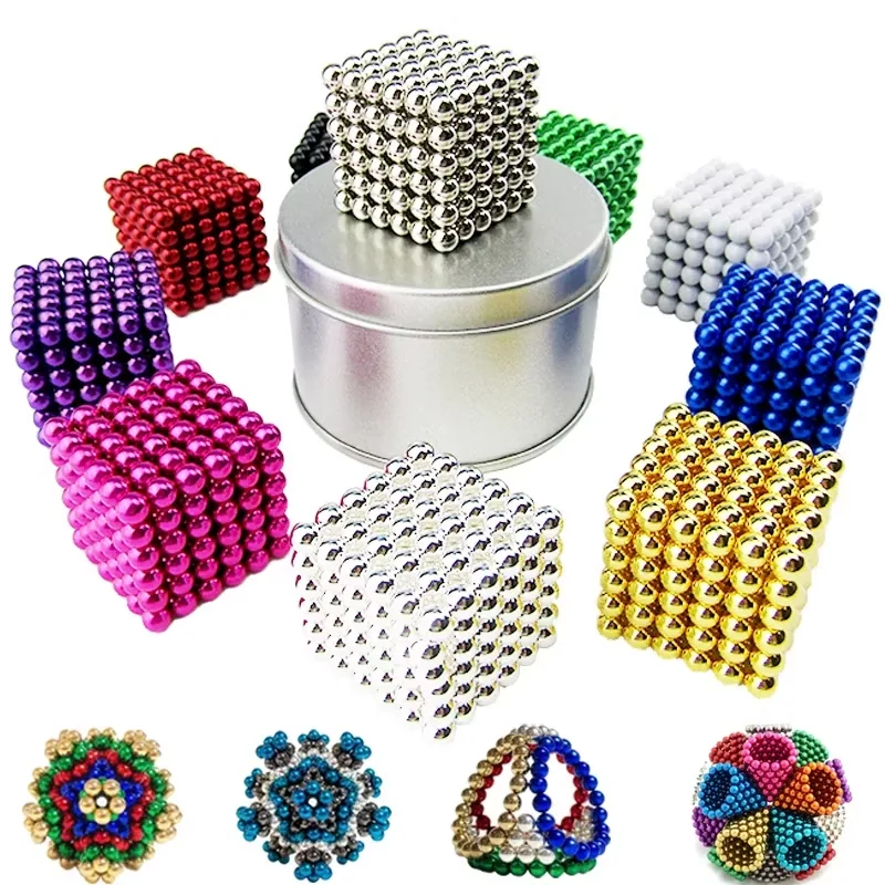 Магнитные шарики шарики Bucky Magic головоломки Neo Cube магнитных шарик 5мм 216 ПК на базе магнитной неодимовый магнит шарики 3 мм 5 мм
