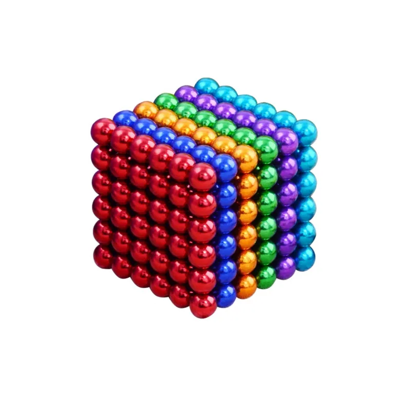Цветной неодимовый магнитный шар 216PCS магнитный шар 5mm для подарка