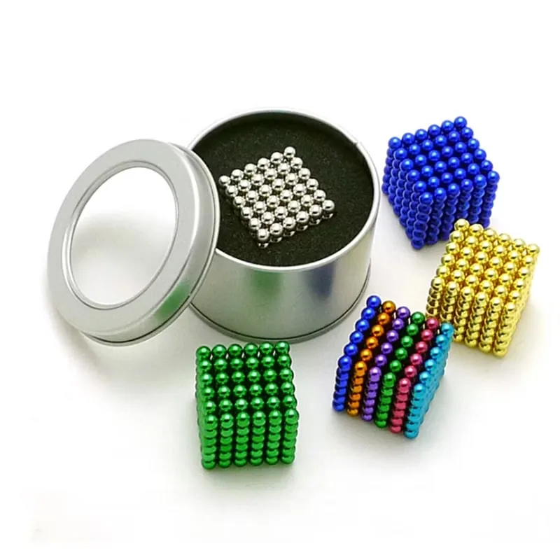 Яркие игрушки для снятия стресса 216PCS Магнитные шарики для детей и взрослых