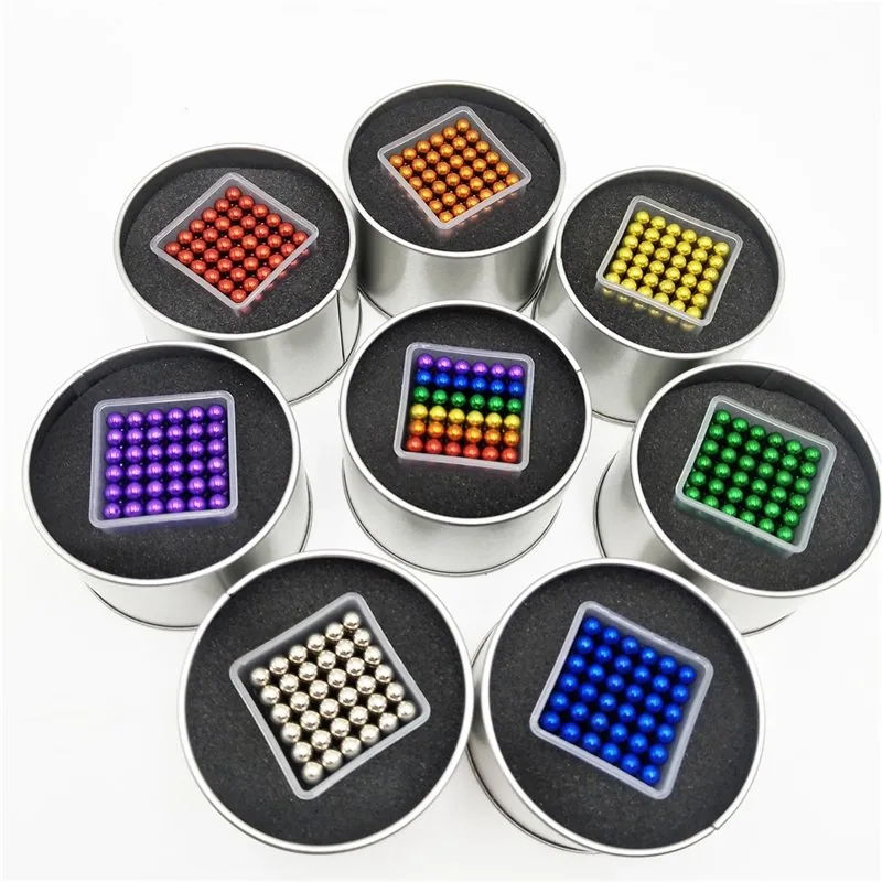 216PCS 512PCS Магнитный шар 5mm/8mm Шар из неодимового магнита