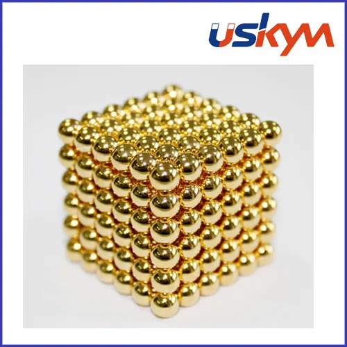 Золото Buckyballs магнитные шарики (T-011)