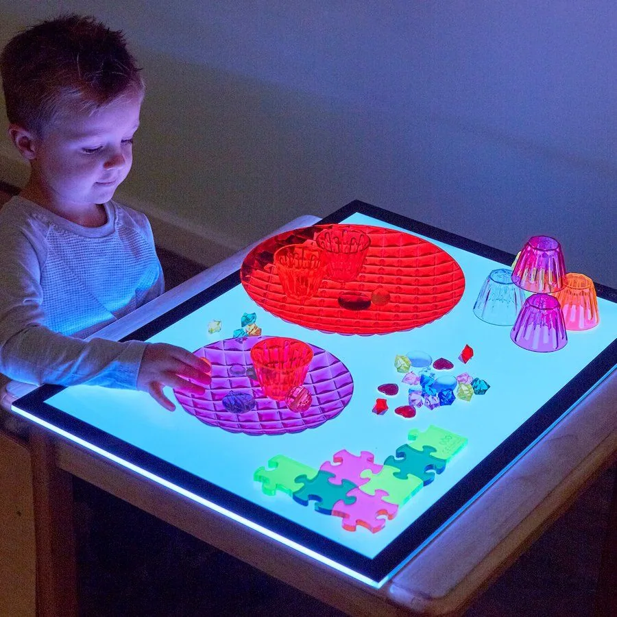 Топовое качество образовательной игровой RGB LED сенсорной панели с изменением цвета для детей