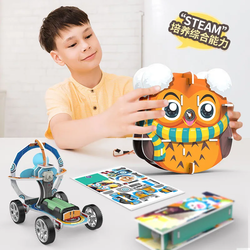 Игрушки STEM для студентов DIY 3D Пазлы для детей Ручная работа Научные эксперименты Реквизит Наборы для физики Просвещение