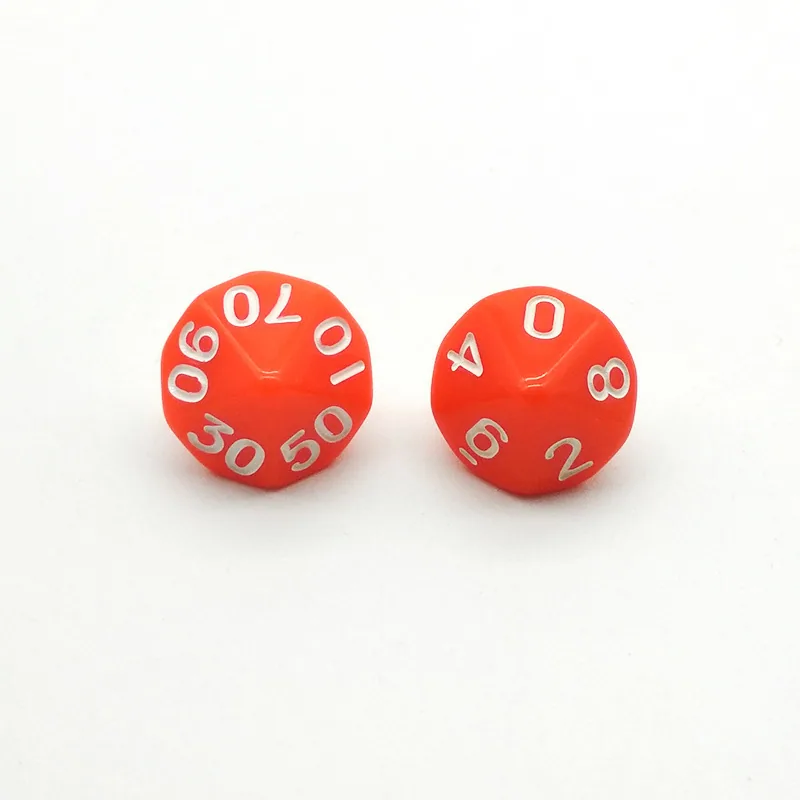 D6 Шестигранные кости Десять D10s Игровые кости Обучающие пластиковые кубики Игрушки для образования В классе Обучение математике